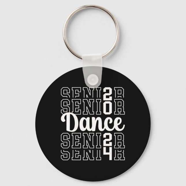 Dance Senior 2024 Cl Of 2024 Senior Dancer  Keychain (Front)