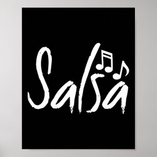 Dance Shirt Salsa Funny Dancing Gifts  Poster
