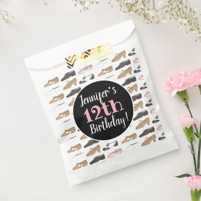 Dance Shoes Ballet Tap Jazz Lyrical Birthday Party Favor Bag (Sealed)