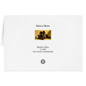 Dance Shoes Cards (Back Horizontal)