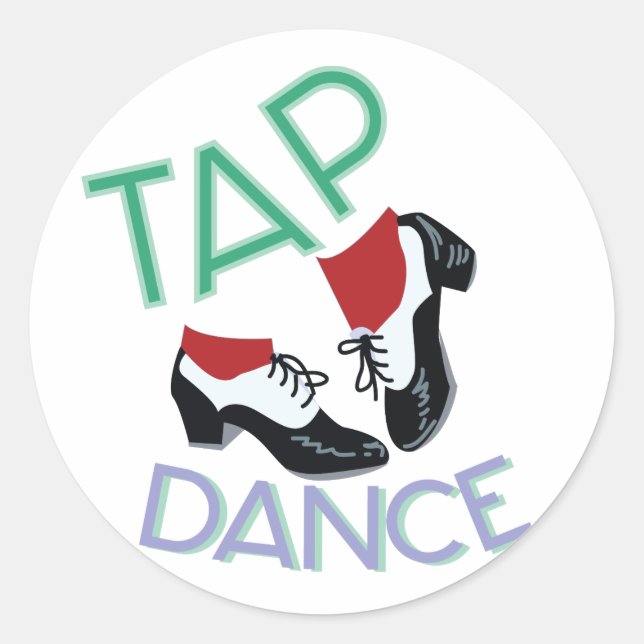 Dance Shoes Classic Round Sticker (Front)