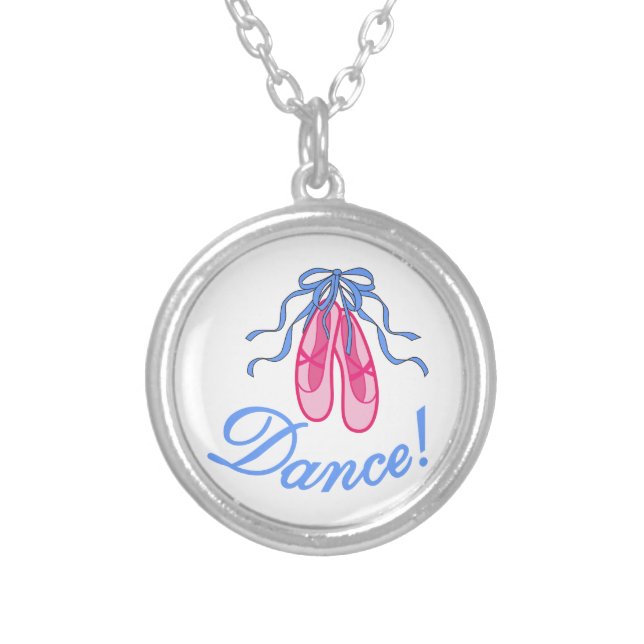 Dance Silver Plated Necklace (Front)