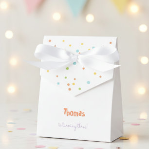 Dance sing and play kids birthday favor boxes