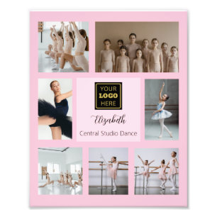 Dance Studio Ballet Collage Photo Print