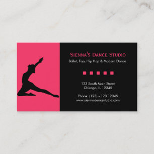 Dance Studio Business Card
