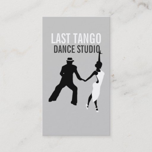 Customizable Dance Studio, Instructor, Dancer, Business Card