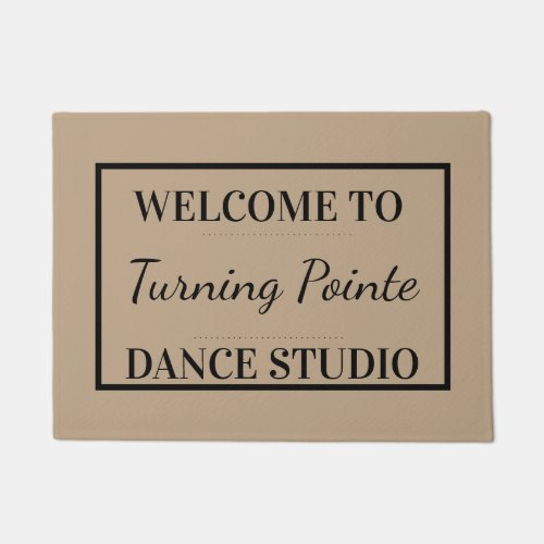 Dance Studio Personalized Doormat