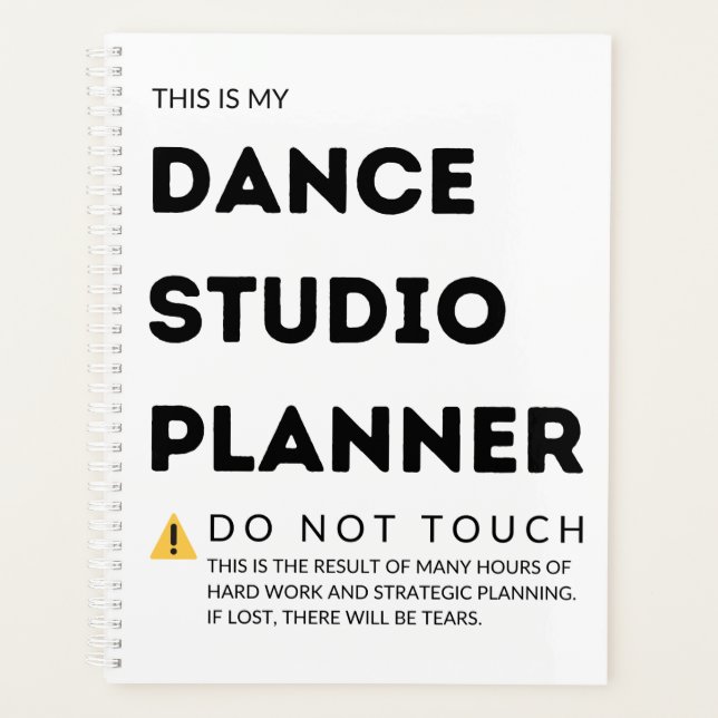 Dance Studio Planner (Front)