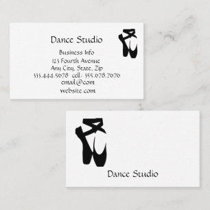 Dance Studio School  Business Card