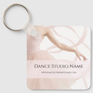 Dance Studio Soft Pink Keychain