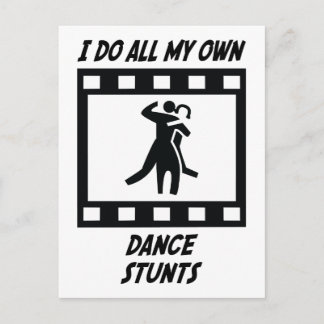 Dance Stunts Postcard