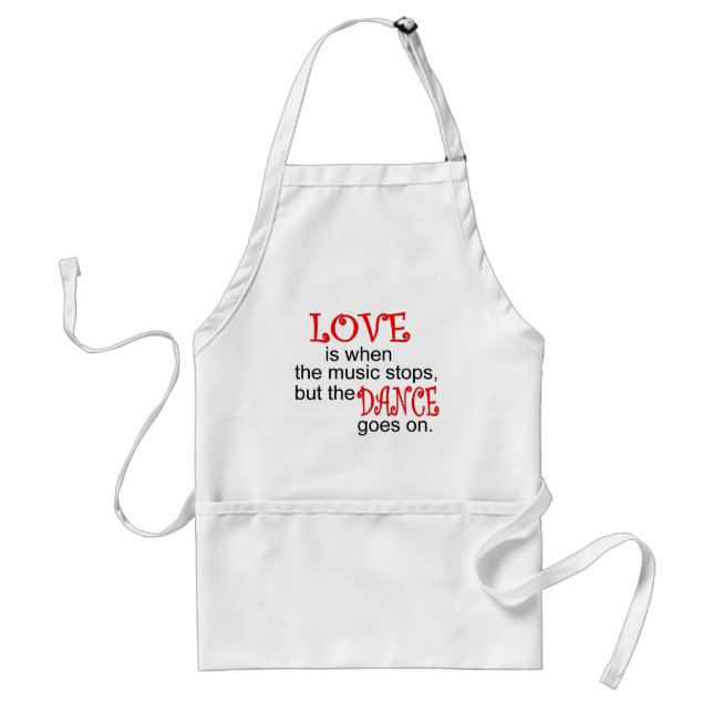 Dance T-shirts and Gifts. Adult Apron (Front)