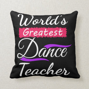 Dance Teacher End of the Year Recital Memento Gift Throw Pillow