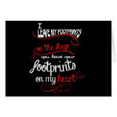 Dance Teacher - Footprints on the Heart (Front Horizontal)