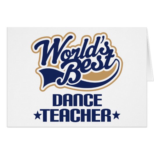Dance Teacher Gift (Front Horizontal)