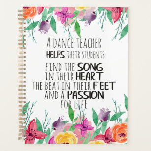 Dance Teacher Appreciation Office School Supplies Zazzle