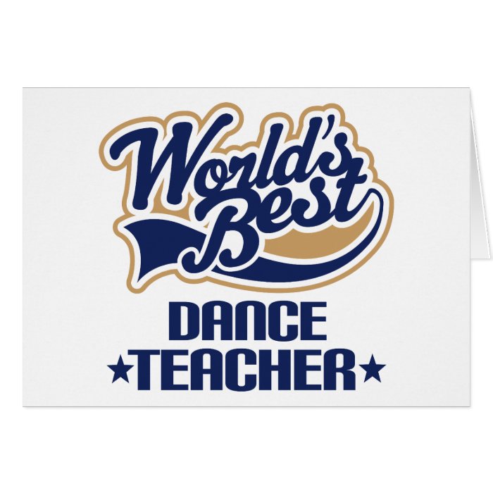 Dance Teacher Gift Card