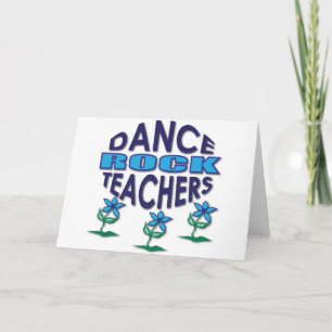 Dance Teacher Gifts Holiday Card