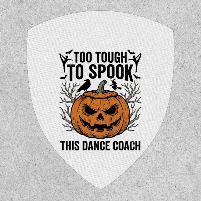 Dance Teacher Halloween Pumpkin Engraving Shirt De Patch (Front)