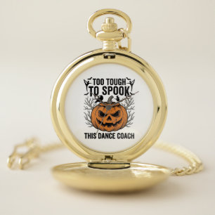 Dance Teacher Halloween Pumpkin Engraving Shirt De Pocket Watch