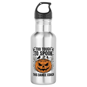 Dance Teacher Halloween Pumpkin Engraving Shirt De Stainless Steel Water Bottle