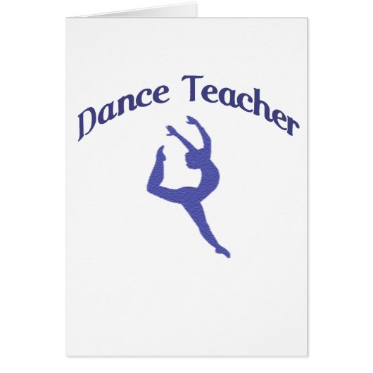 Dance Teacher Jete Cards (Front)