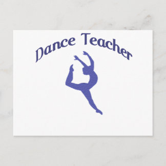 Dance Teacher Jete Postcard