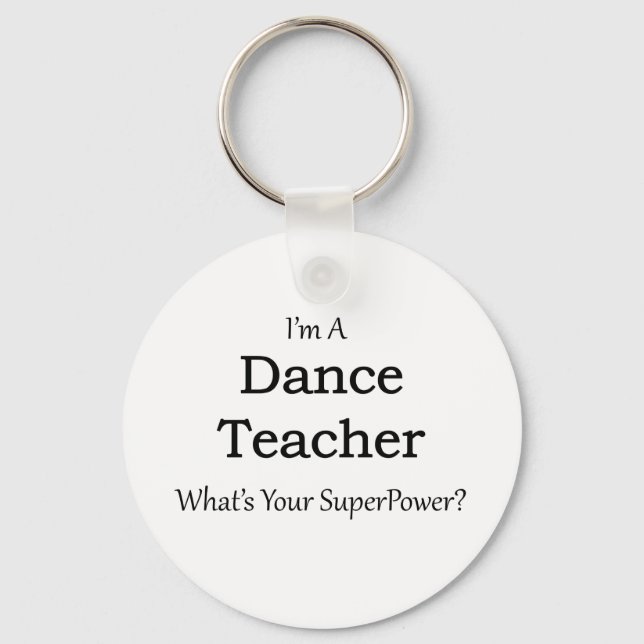 Dance Teacher Keychain (Front)