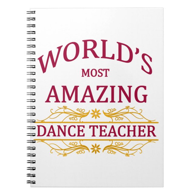 Dance Teacher Notebook (Front)