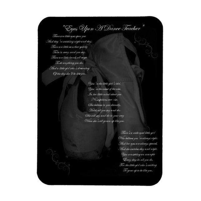 Dance Teacher Poem Magnet (Vertical)