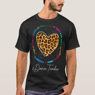Dance Teacher School Admin Appreciation Week Back T-Shirt