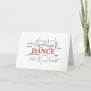 Download Dance Teacher Cards | Zazzle