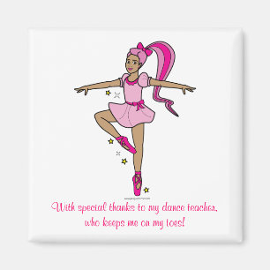 Dance Teacher Thank-You Magnet