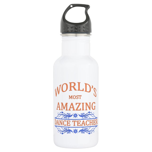 Dance Teacher Water Bottle (Front)