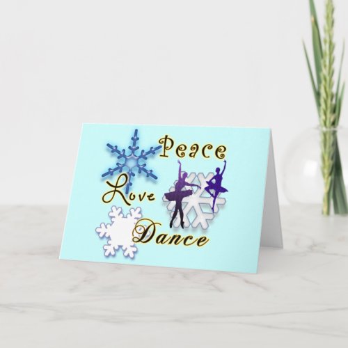 Dance TeacherBallerina Non _Denominational Holiday