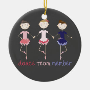 Dance Team Member Ceramic Ornament