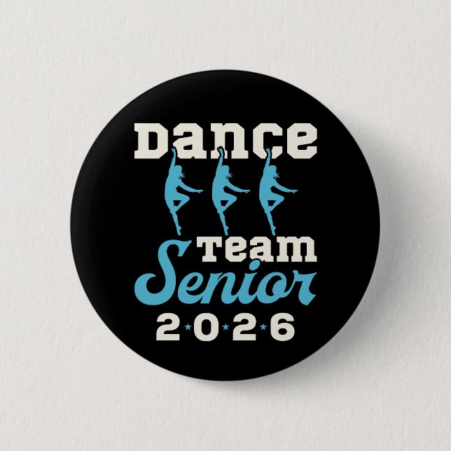 Dance Team Senior Class of 2026 Button (Front)