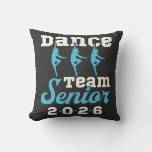 Dance Team Senior Class of 2026 Throw Pillow