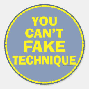 Dance Technique Dancer Can't Fake It Dance class Classic Round Sticker