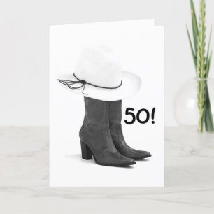 DANCE THE NIGHT AWAY FOR YOUR "50th" BIRTHDAY Card