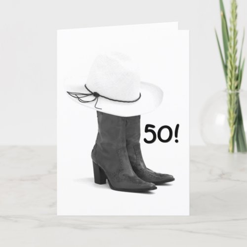 DANCE THE NIGHT AWAY FOR YOUR 50th BIRTHDAY Card