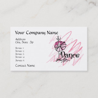 Dance Theme Business Card