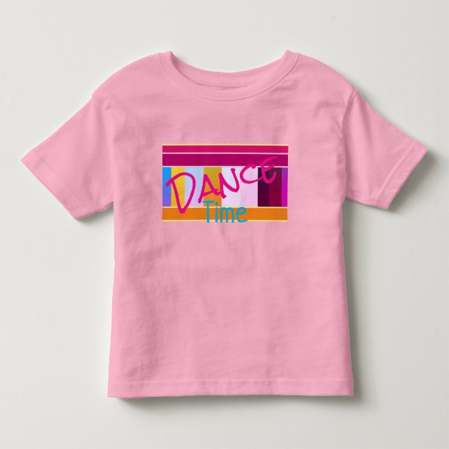Dance Themed Design Toddler T-shirt (Front)