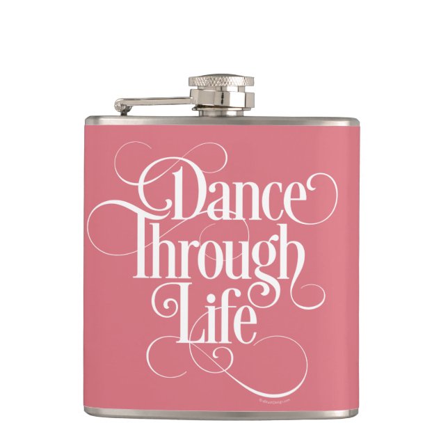 Dance Through Life Flask (Front)