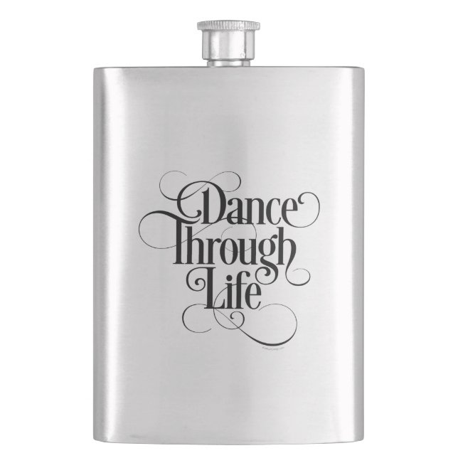 Dance Through Life Flask (Front)