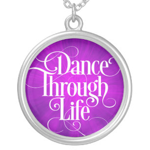 Dance Through Life Silver Plated Necklace