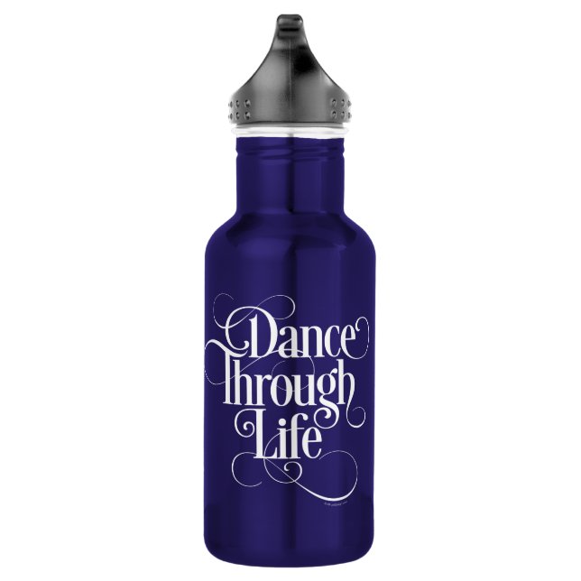 Dance Through Life Stainless Steel Water Bottle (Right)