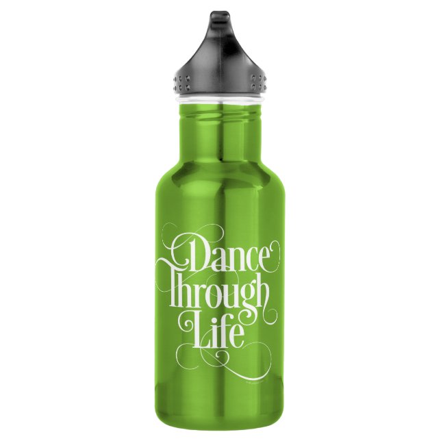 Dance Through Life Stainless Steel Water Bottle (Right)