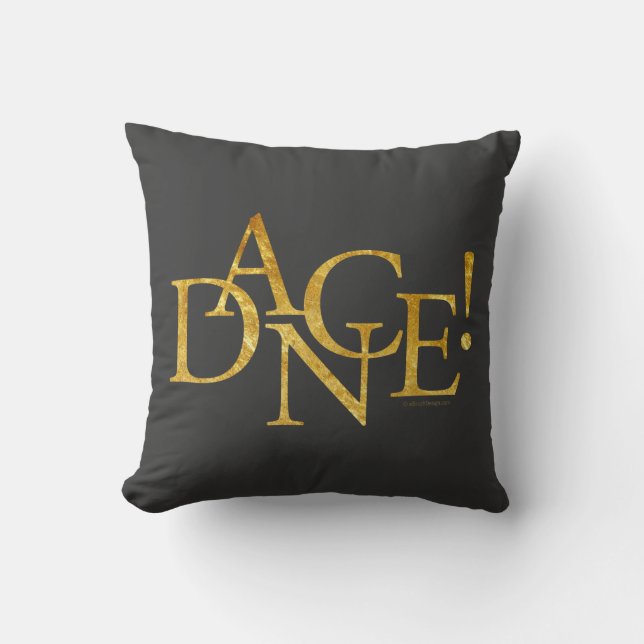 Dance! Throw Pillow (Front)