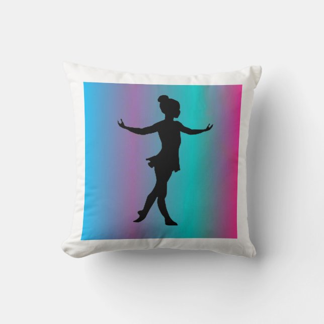 Dance throw pillow. throw pillow (Front)